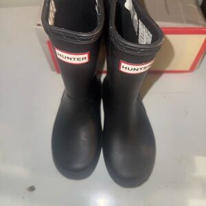Hunter Kids Classic Black Boots